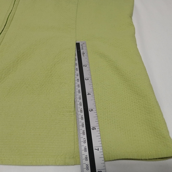 Eileen Fisher 100% Cotton Full Double Zip Vest. Ladies Size S - Picture 4 of 7